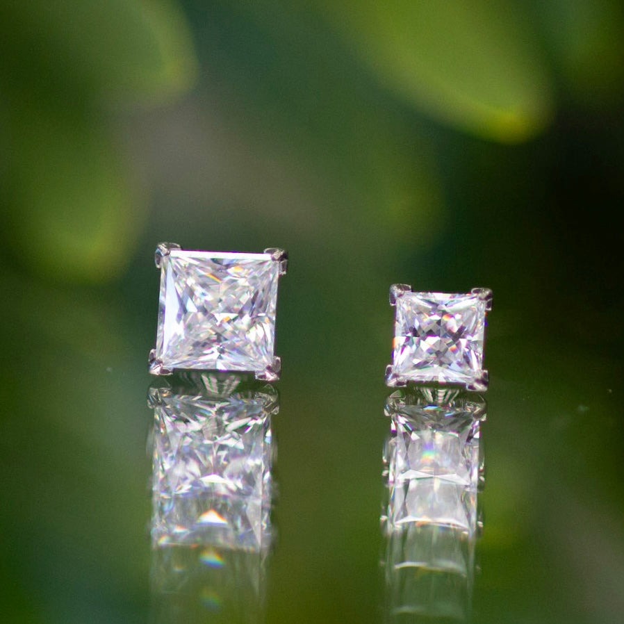 Titanium Princess Cut Threadless End