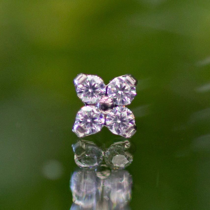 Forte End with White CZ